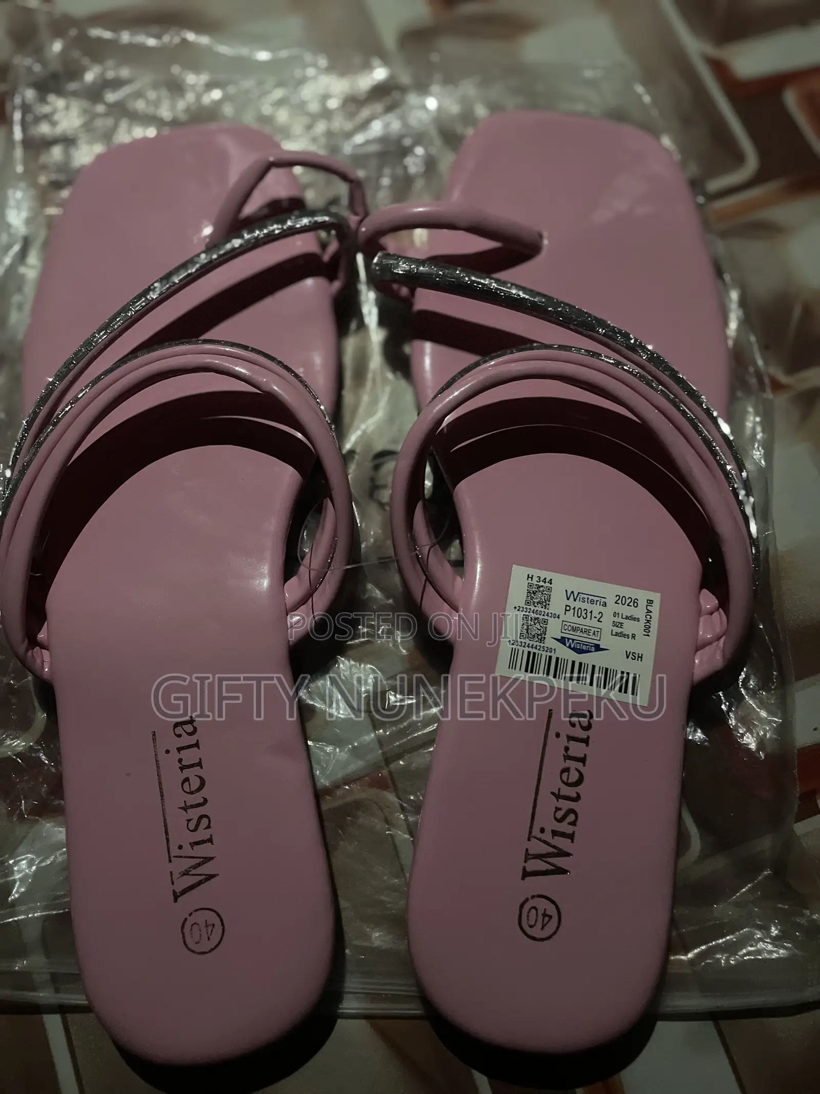 Wisteria Ladies’ Stylish Flat Sandals – Multiple Colours Available