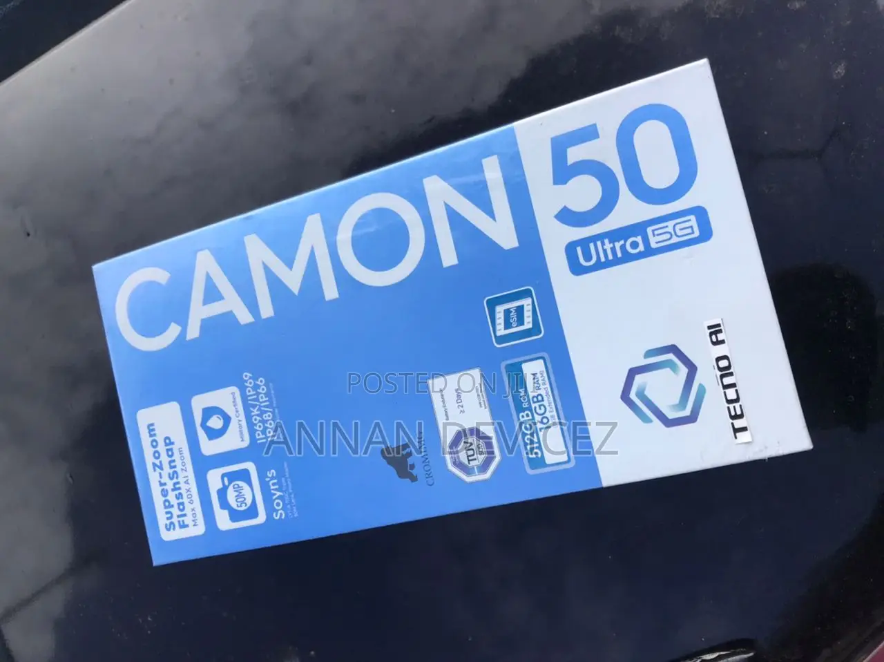 New Tecno Camon 50 Ultra 512 GB Gray