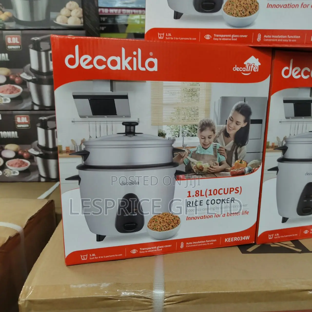 Exceptionally Exceptional 1.5L Rice Cooker From Decakila
