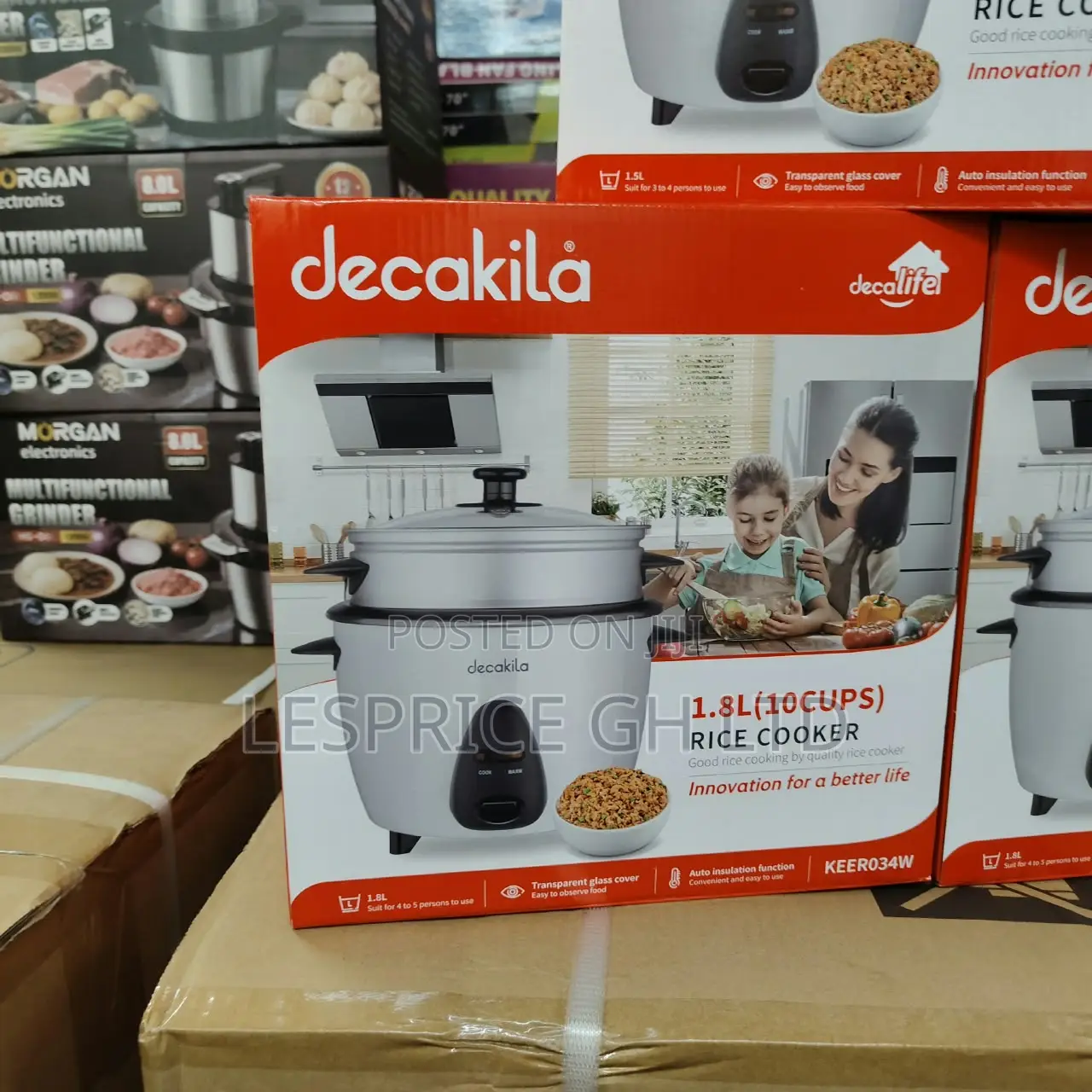 Great Performance Yet Affordable 1.5 L Decakila Rice Cooker