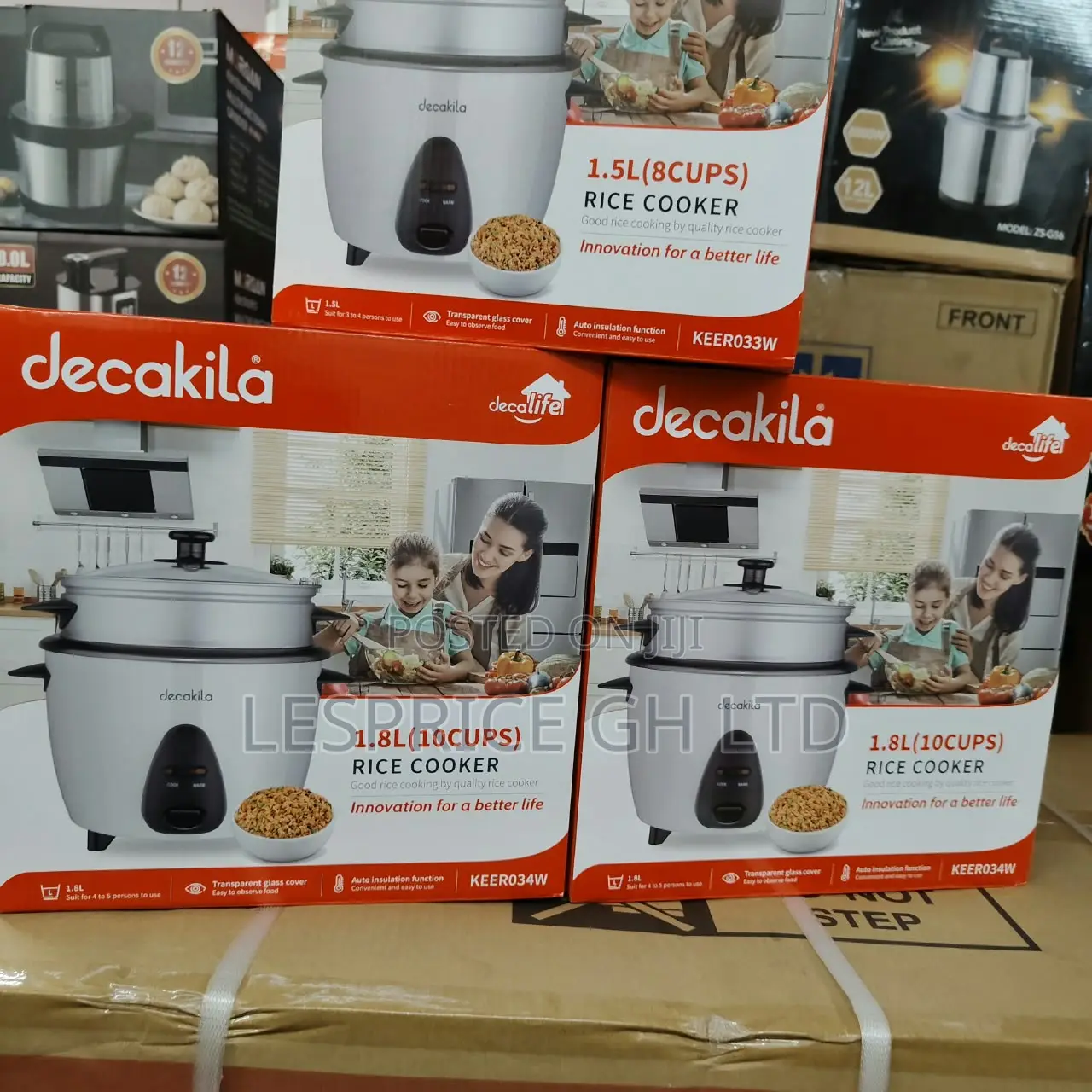 Great Performance Yet Affordable 1.5 L Decakila Rice Cooker