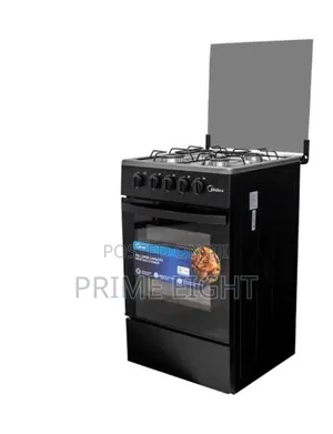 Midea 4 Burner Gas Cooker 50 X 50 CM (SP5055T082-BG) Black Mirror