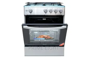 NEW Midea 4 Burner 60 X 60cm (24tmg4g081-S) Gas Cooker With Grill