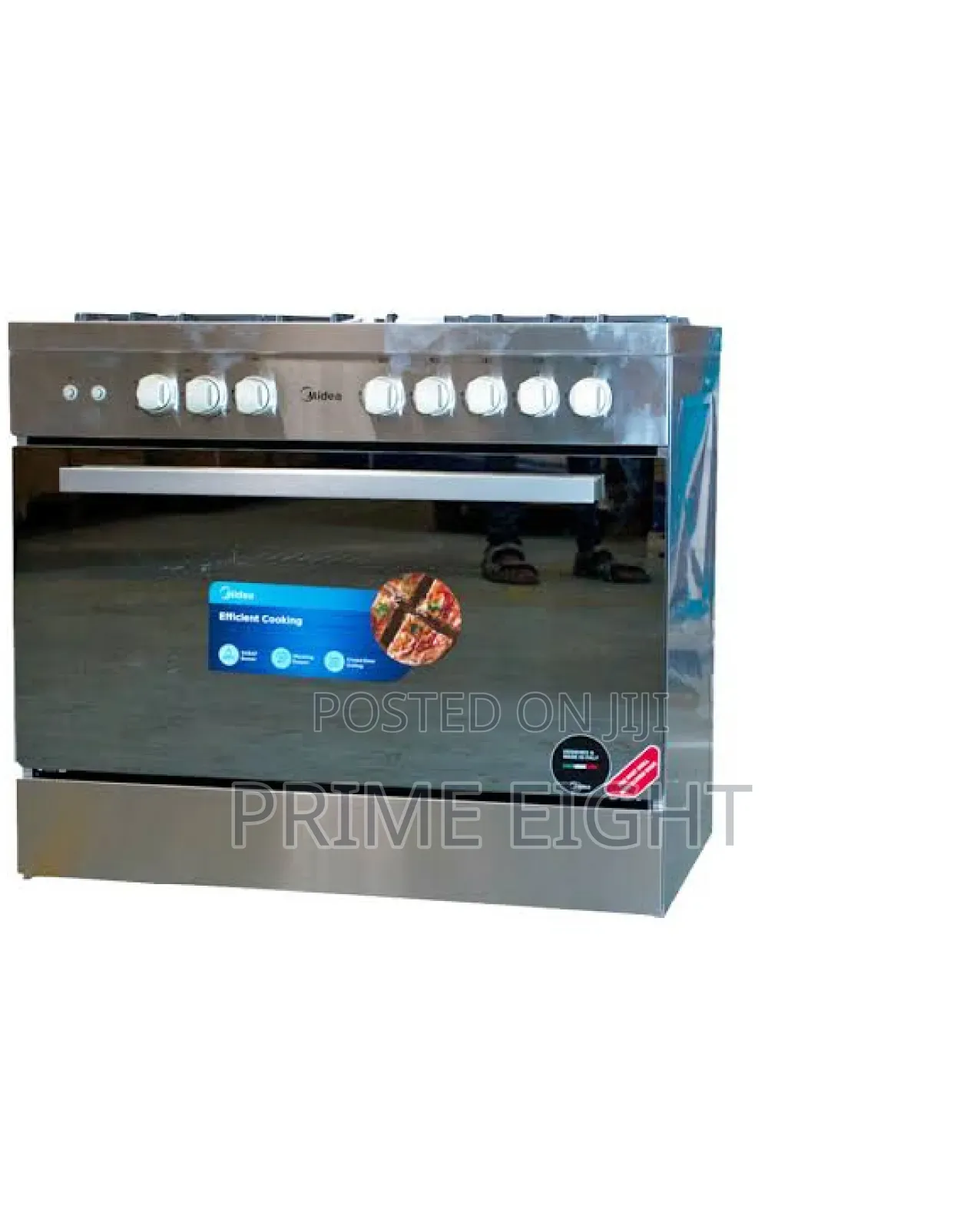 Midea 5 Burner 90 × 60 Cm (LMG90030) Gas Cooker With Oven and Grill