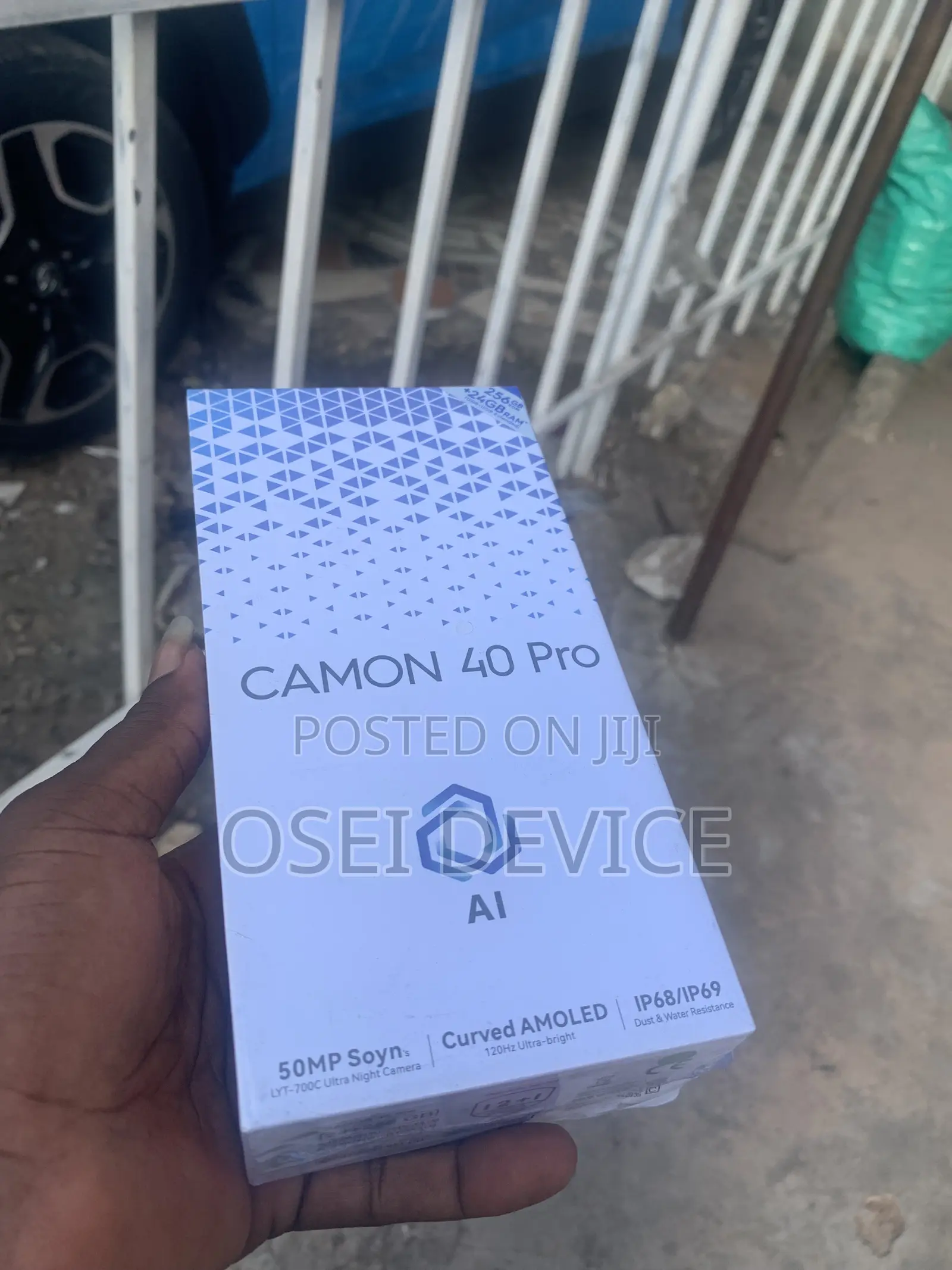 New Tecno Camon 40 Pro 5G 256 GB Black