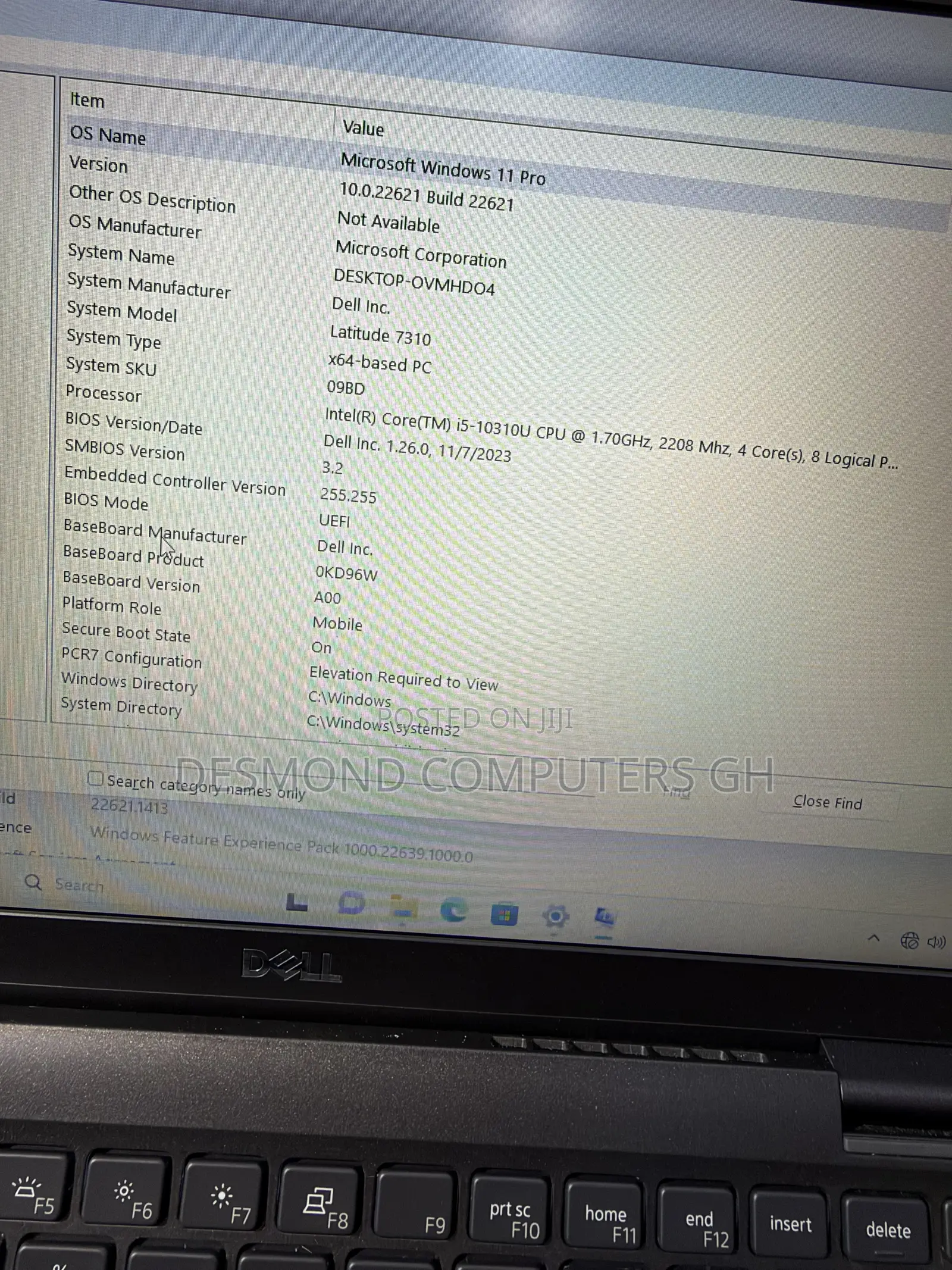 Laptop Dell Latitude 7310 16GB Intel Core i5 SSD 256GB