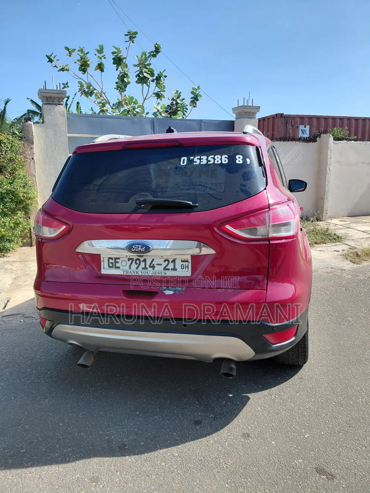 Ford Escape Titanium 4dr SUV AWD (1.6L 4cyl Turbo 6A) 2014 Red
