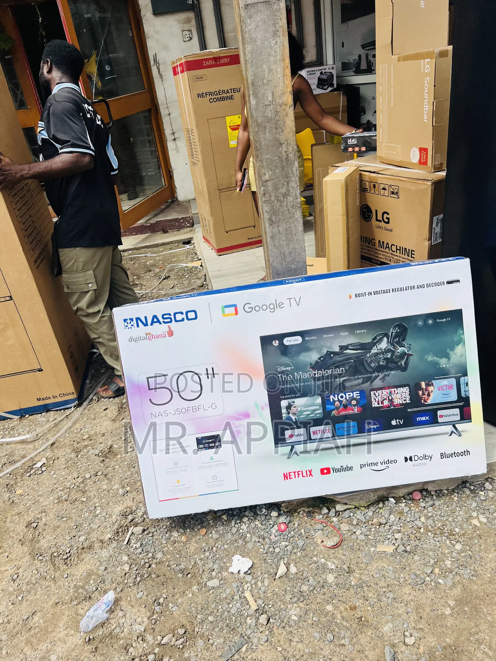 Order Quality Nasco 50” Uhd 4k Smart TV(Remote)