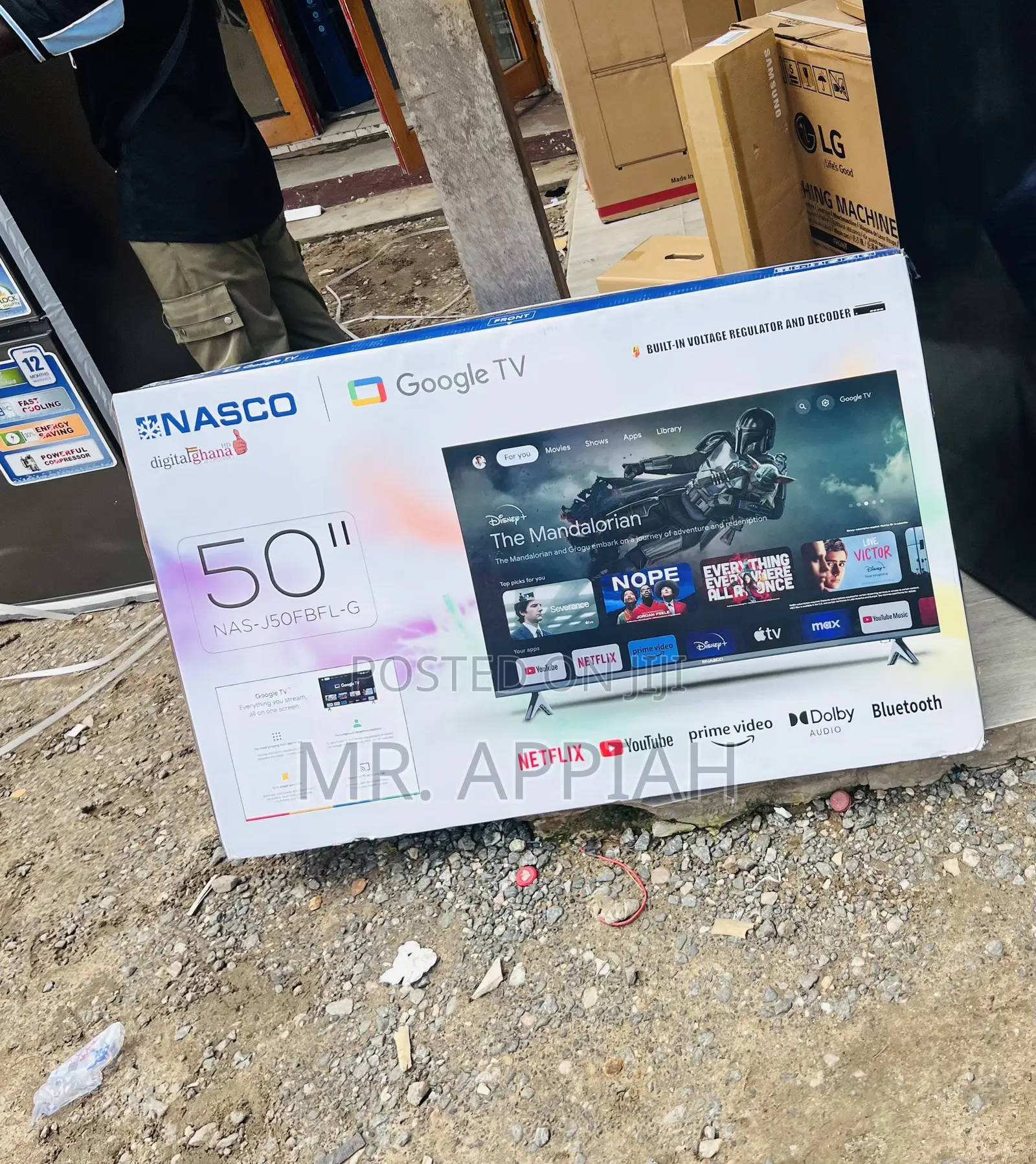 Choose Uhd 4k Smart Nasco 50” Television(Black)