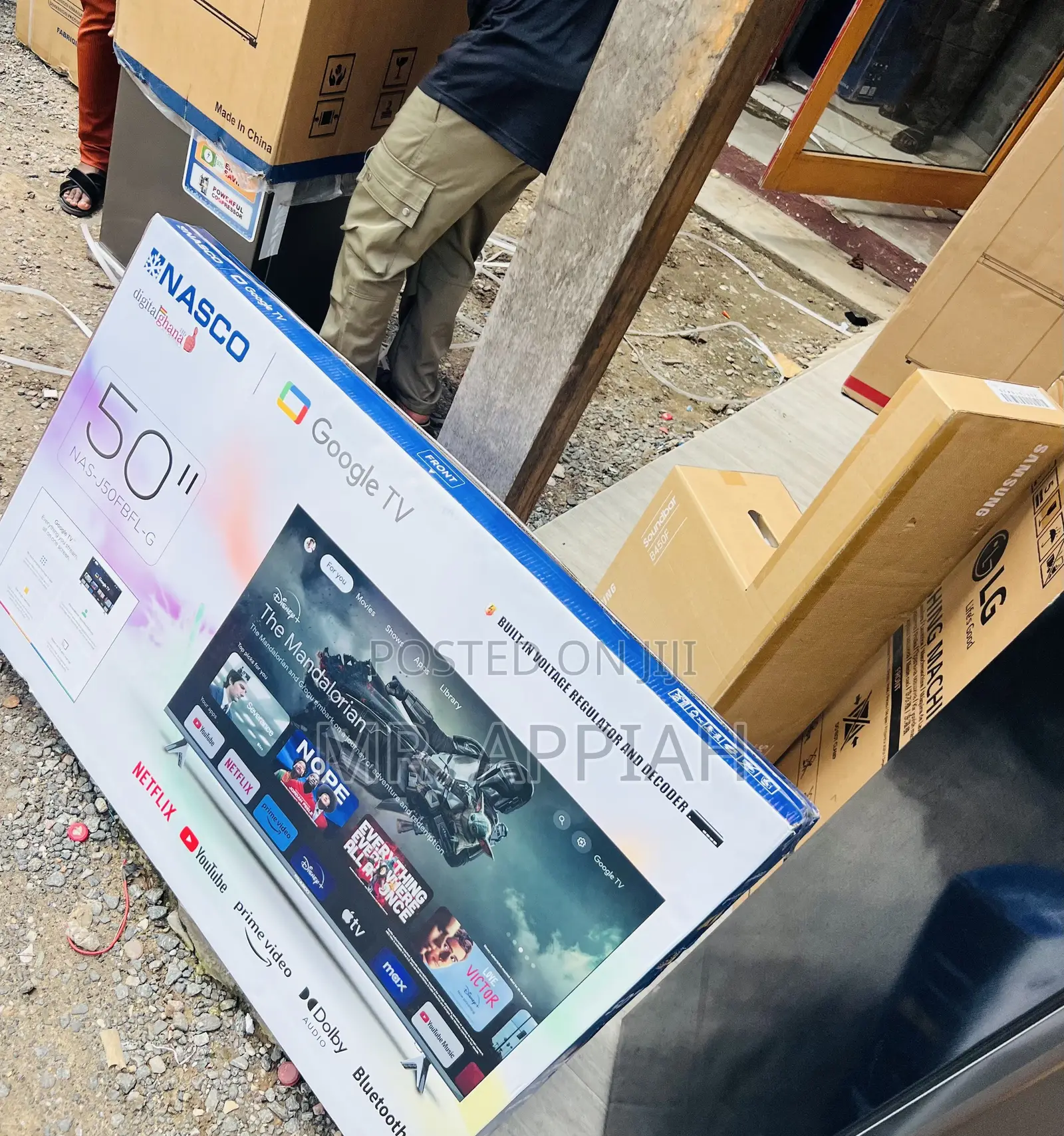 Choose Uhd 4k Smart Nasco 50” Television(Black)