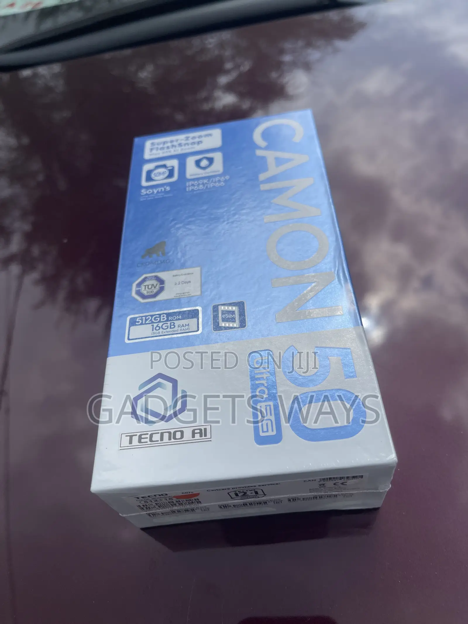 New Tecno Camon 50 Ultra 512 GB Black