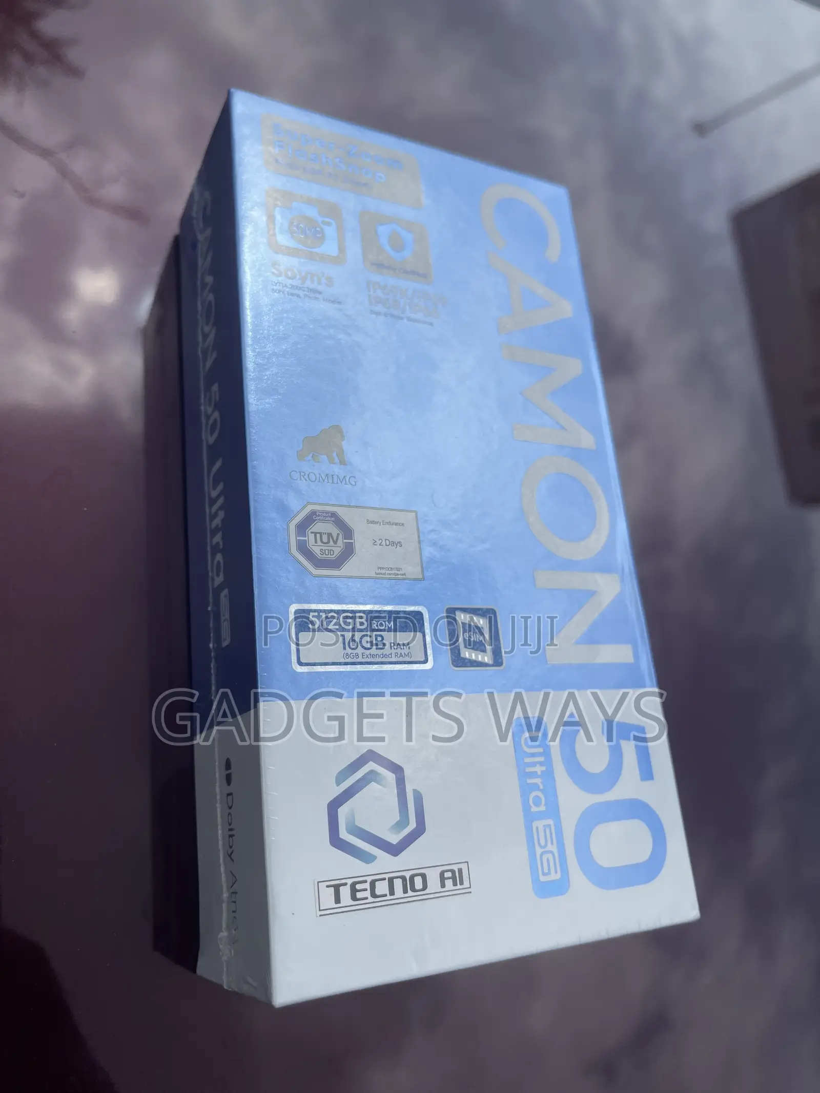 New Tecno Camon 50 Ultra 512 GB Black