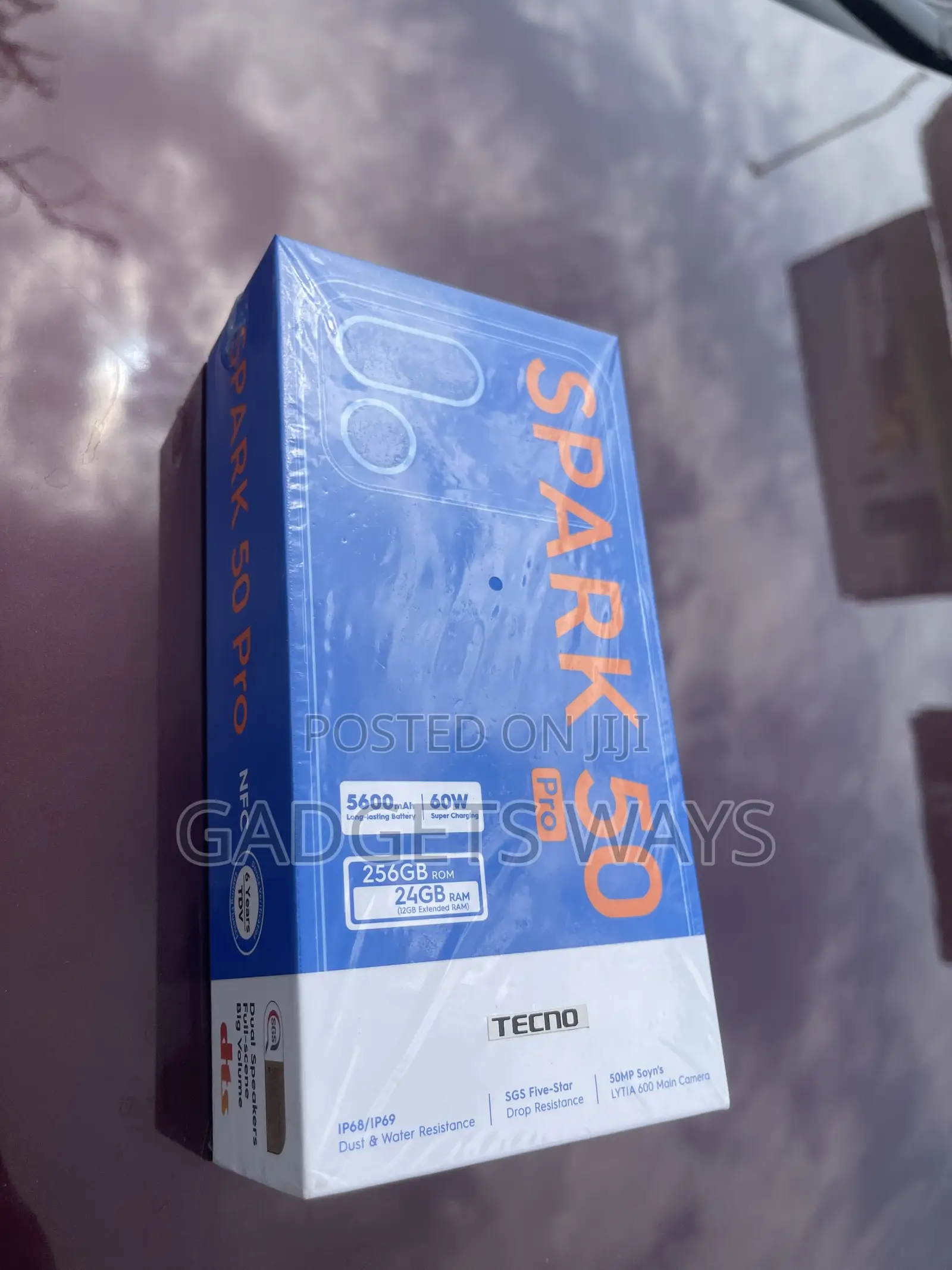 New Tecno Spark 50 Pro 256 GB Black