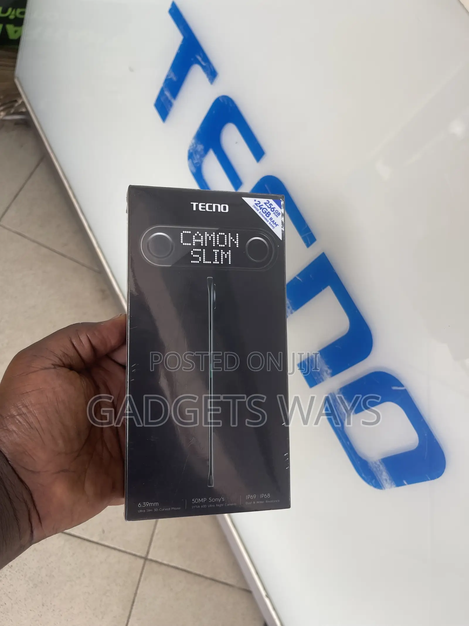 New Tecno Camon Slim 256 GB Black