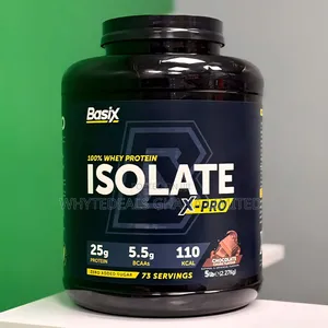 Basix 100% Whey Protein Isolate Xp-Pro| 0-Sugar| Increase Weight| 5lbs