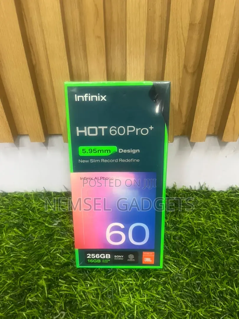 New Infinix Hot 60 Pro+ 256 GB Black