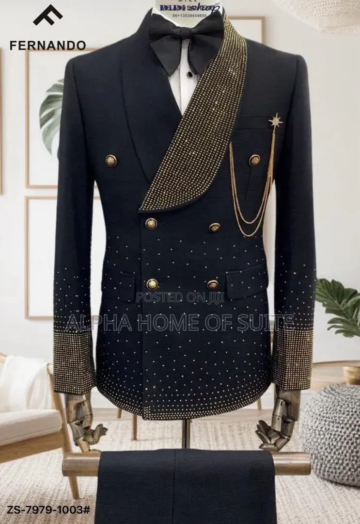 Stones Breasted Suit