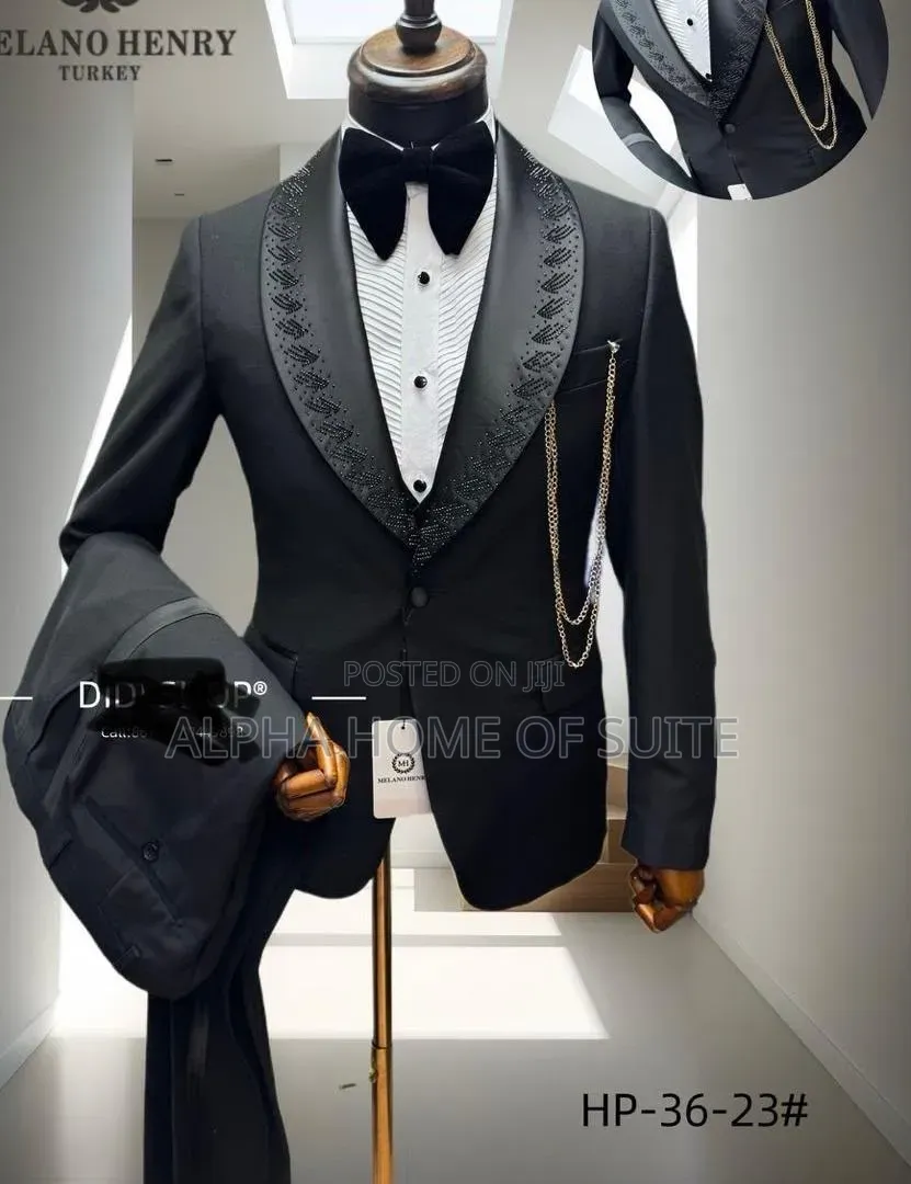 Stones Breasted Suit