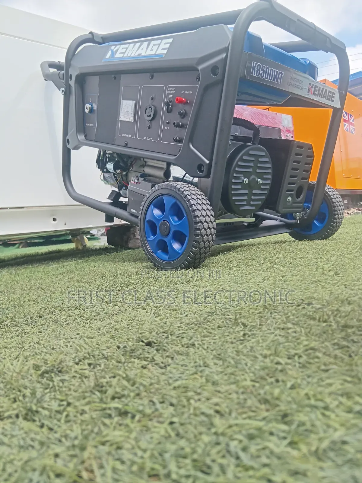 Quality Kemage 7.5KVA Genset With Easy-Move Wheels and Handles