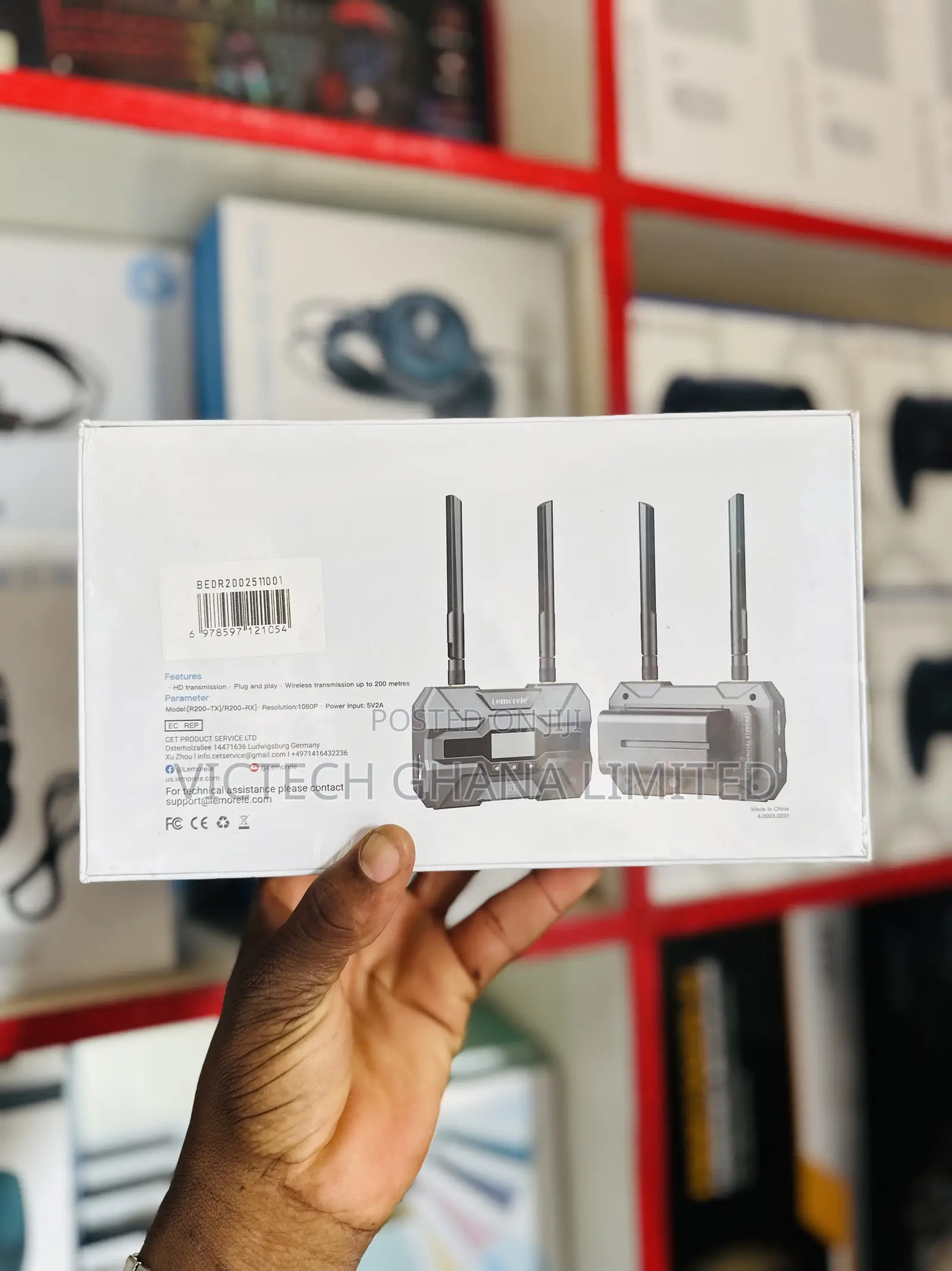 Lemorele R200 Wireless Video Transmitter & Receiver Kit