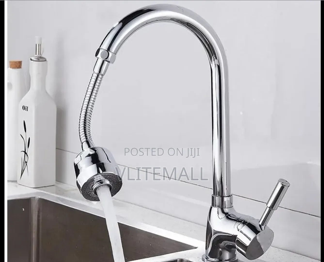 Flexible Faucet Aerator Extension Attachment