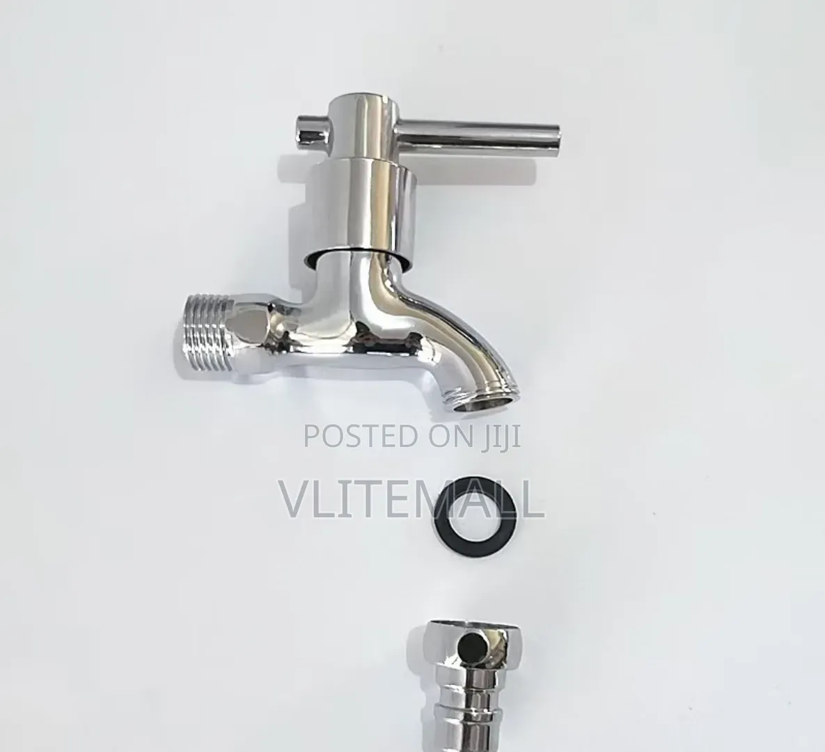 Chrome-Plated Brass Nozzle Bibcock Tap