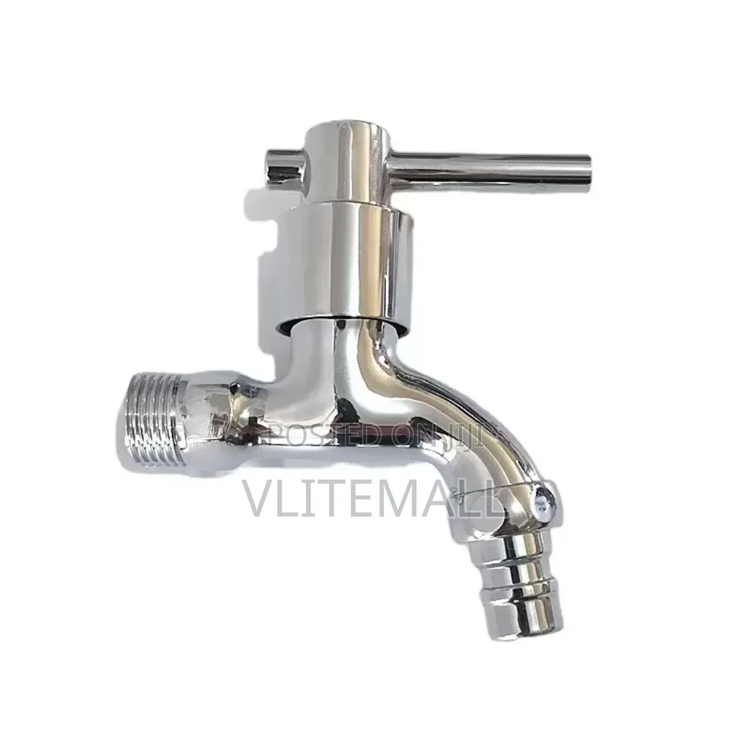 Chrome-Plated Brass Nozzle Bibcock Tap
