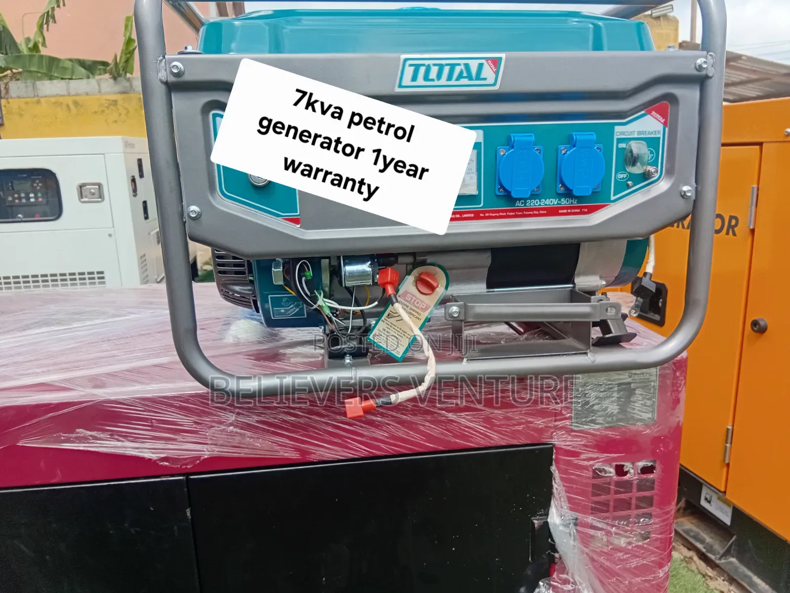 Total 7kVA Generator – Strong and Reliable Petrol Power