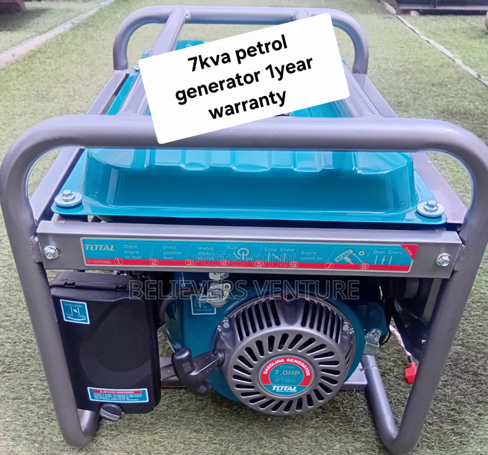 Total 7kVA Petrol Generator – Strong Energy When You Need It