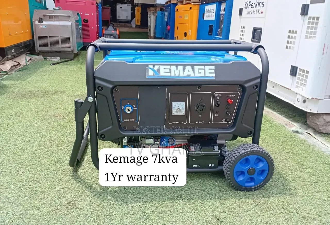 Massive Quality KEMAGE 7.5KVA Generator for Homes and Shops7kva