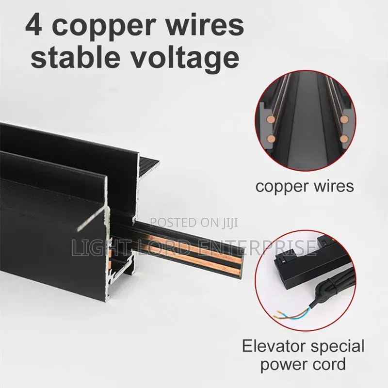 Xx774-- Magnetic Aluminum Rail 3meters