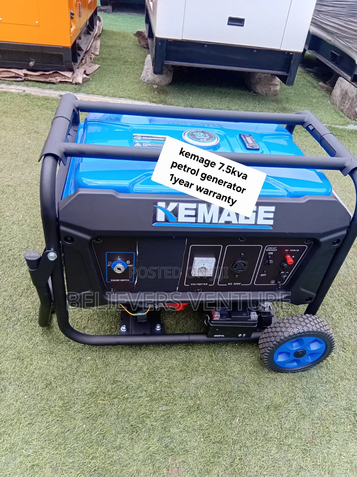 Kemage 7.5KVA Petrol Generator – Efficient Backup Power Solution