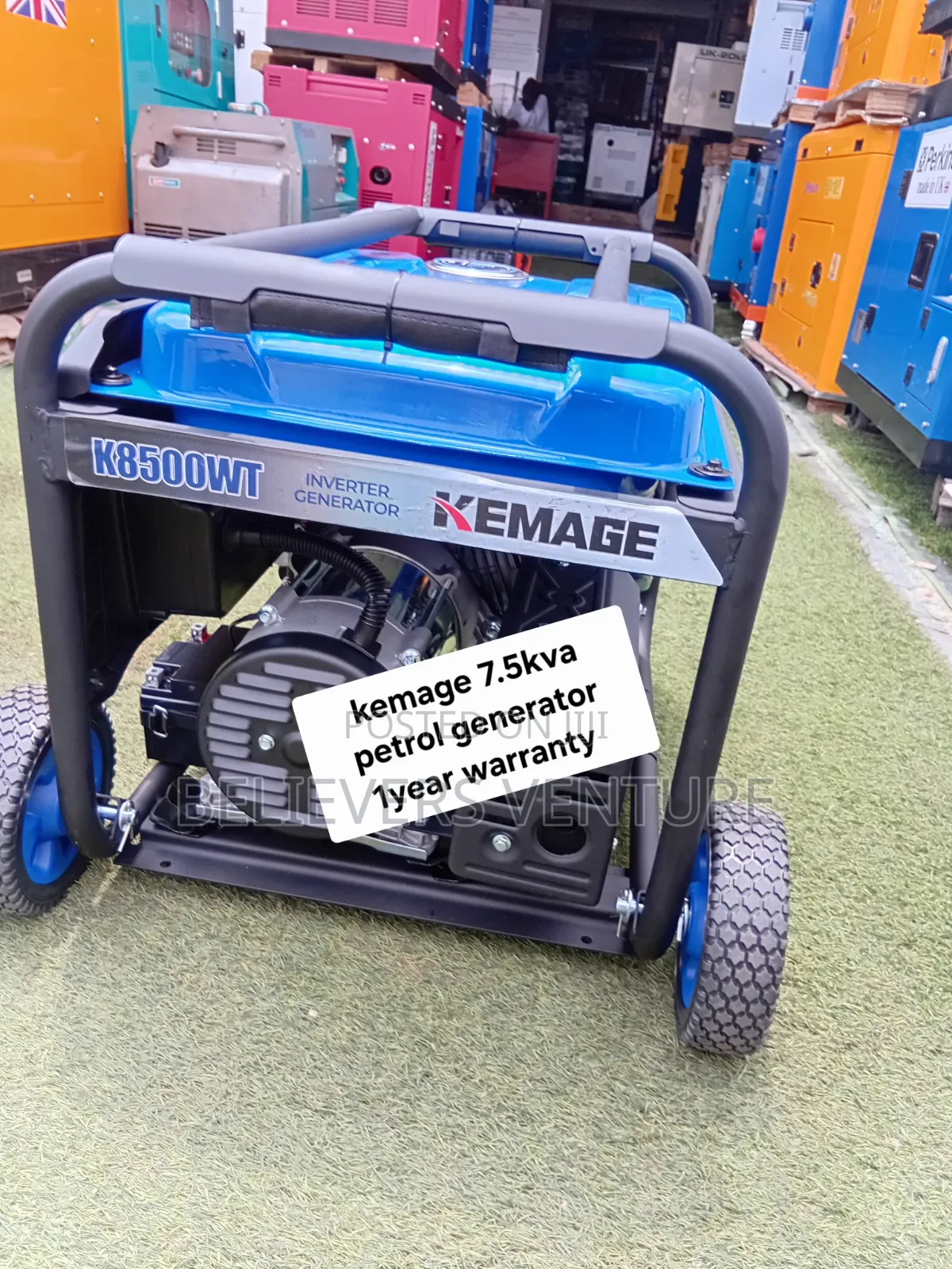 Kemage 7.5KVA Petrol Generator for Shops, Offices and Homes