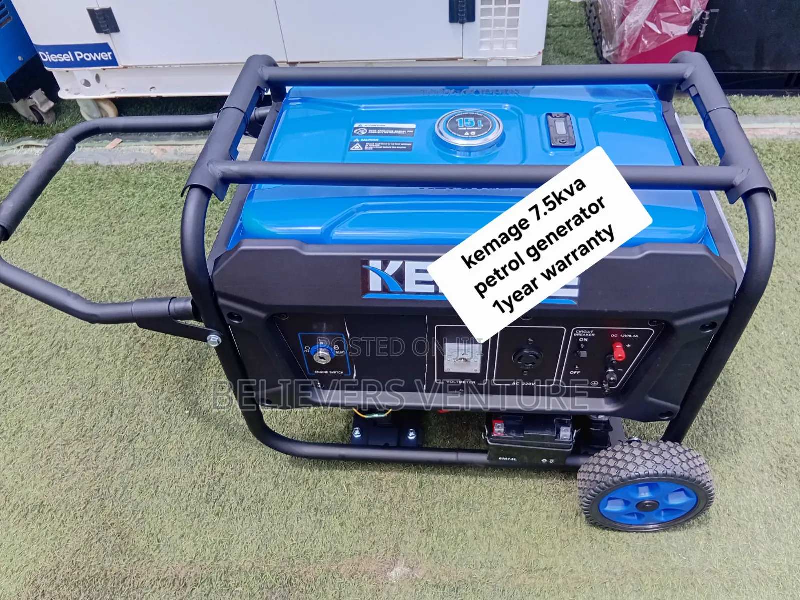 Kemage 7.5KVA Generator – Powerful Petrol Backup Electricity