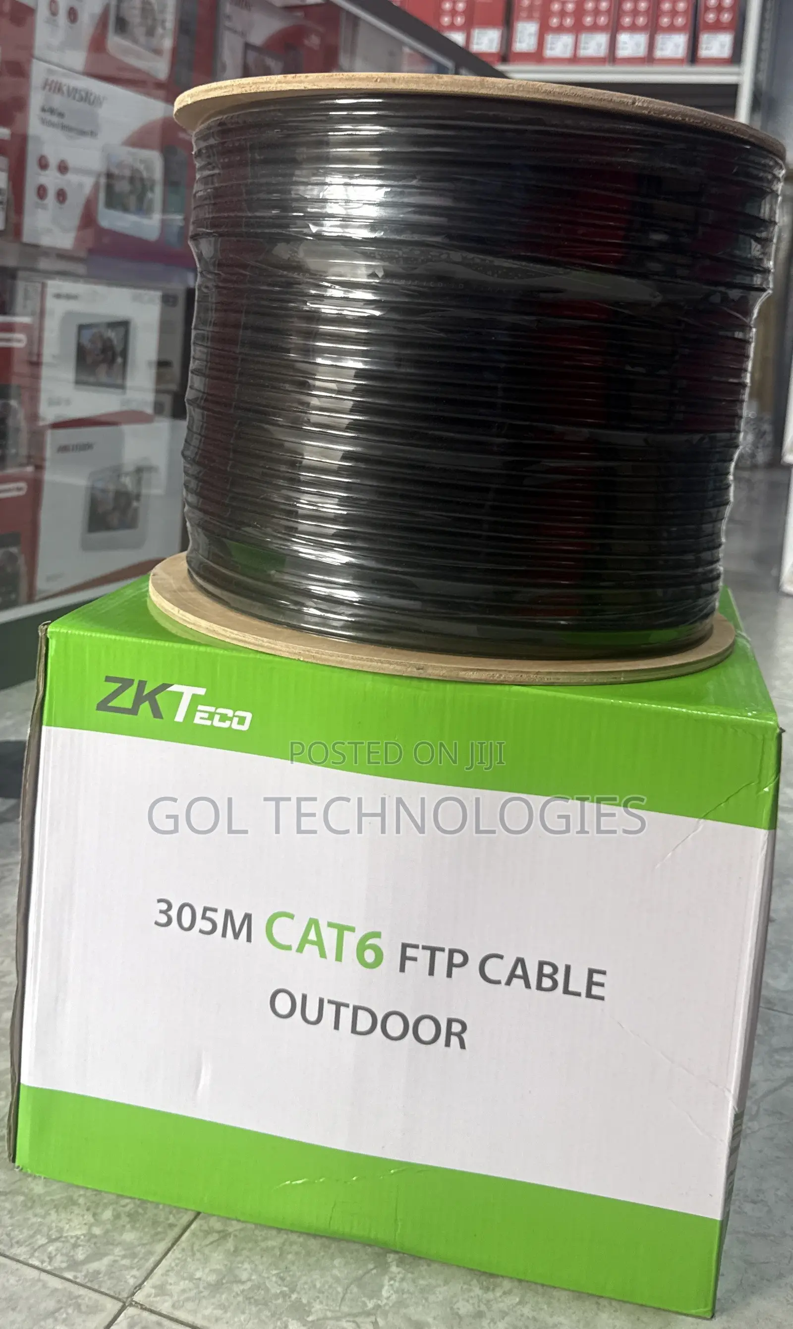 Outdoor Cat6 Cable FTP 305M ZKTeco