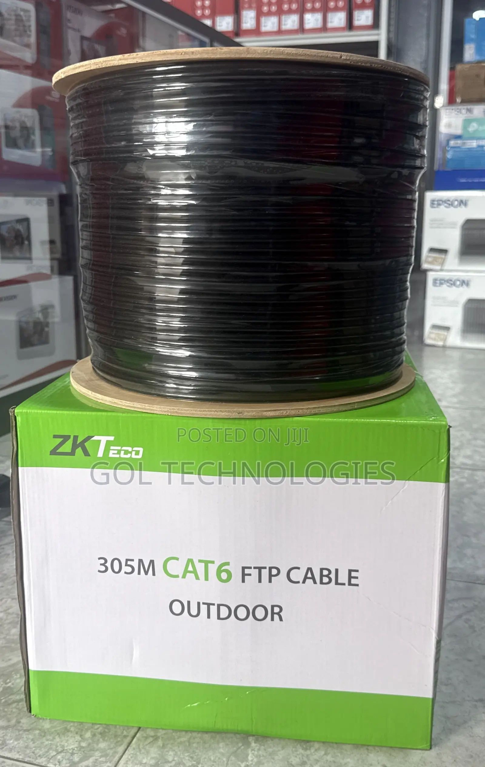 Outdoor Cat6 Cable FTP 305M ZKTeco
