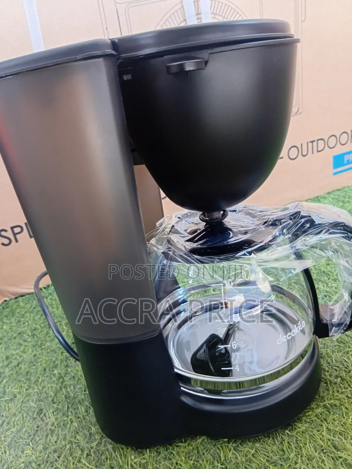 Decakila Black Coffee Brewing Machine – 10 Cups Coffee Machine