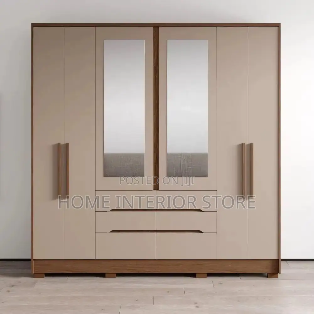 Premium Quality Modern Style Wardrobe With Full Length Mirror Door