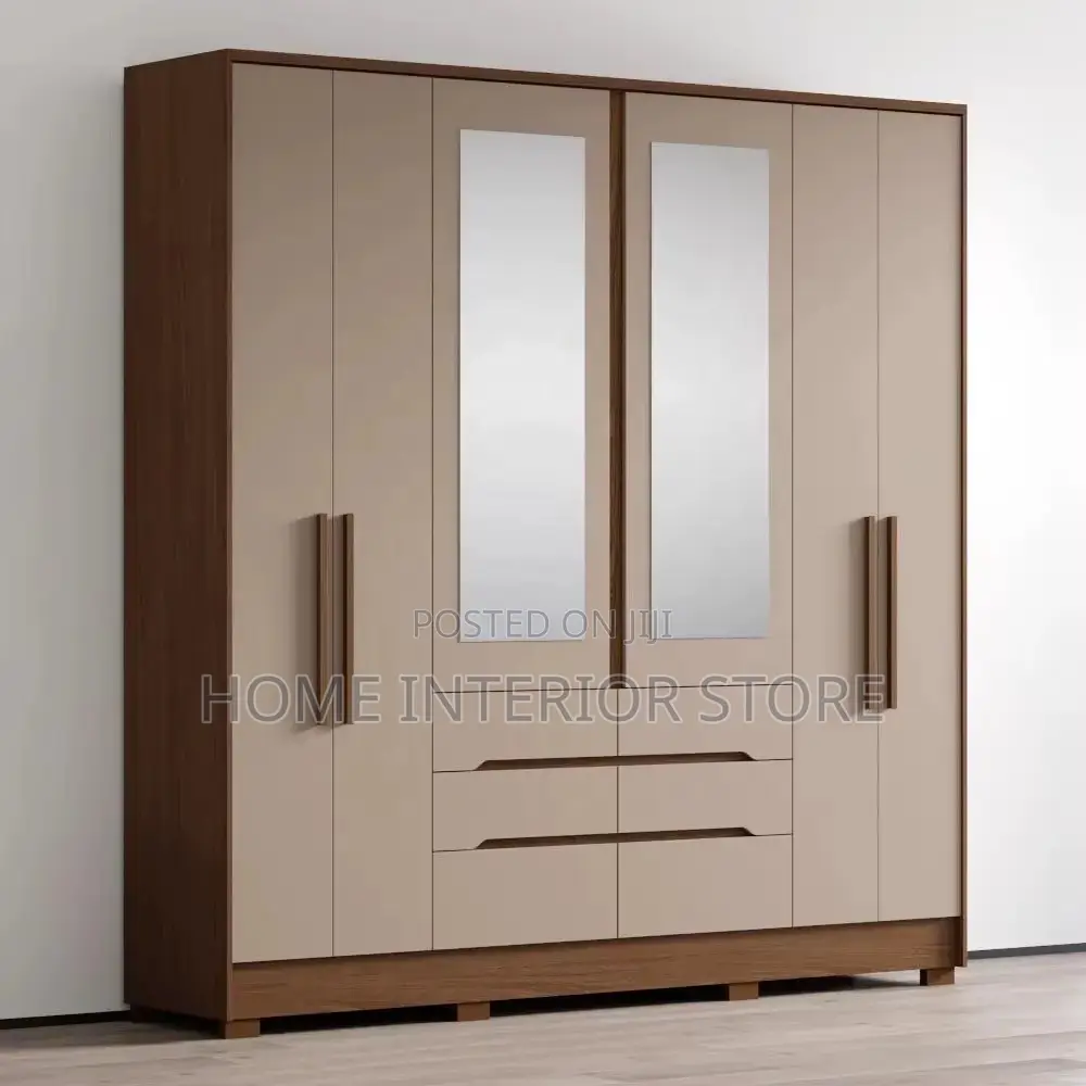 Premium Quality Modern Style Wardrobe With Full Length Mirror Door
