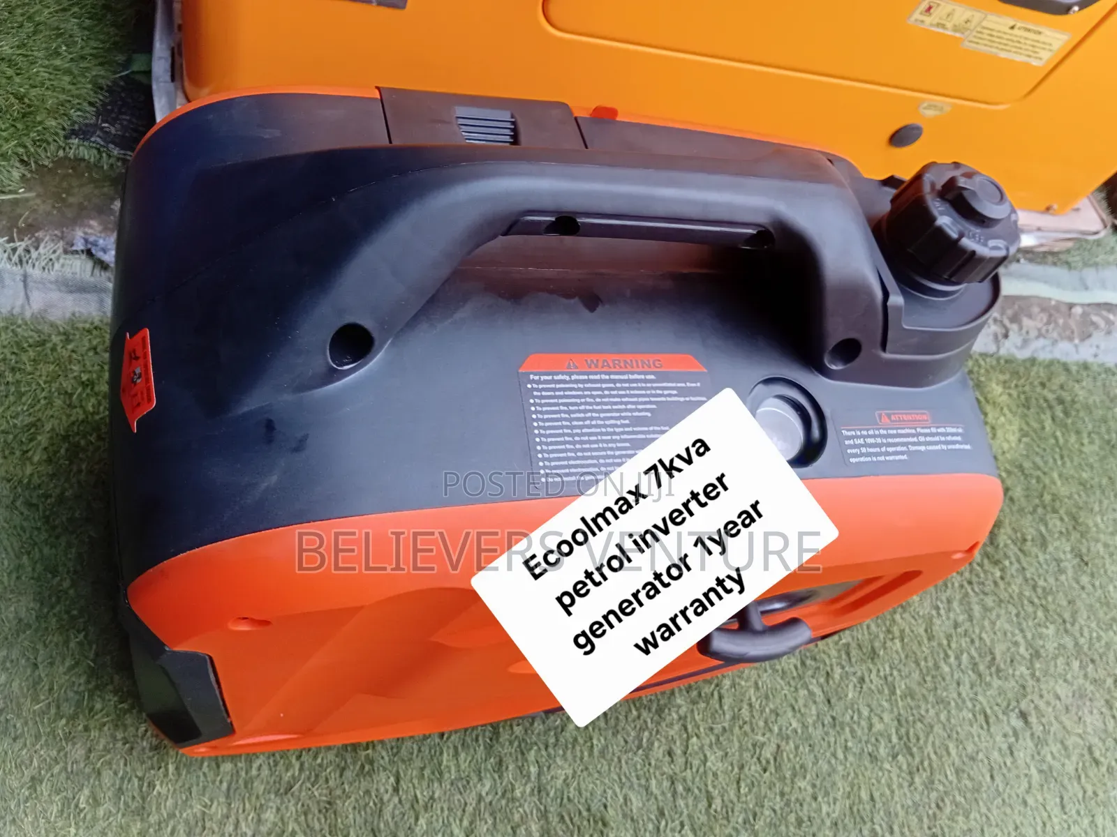 Ecoolmax 7kVA Generator – Premium Inverter Power for Home and Business