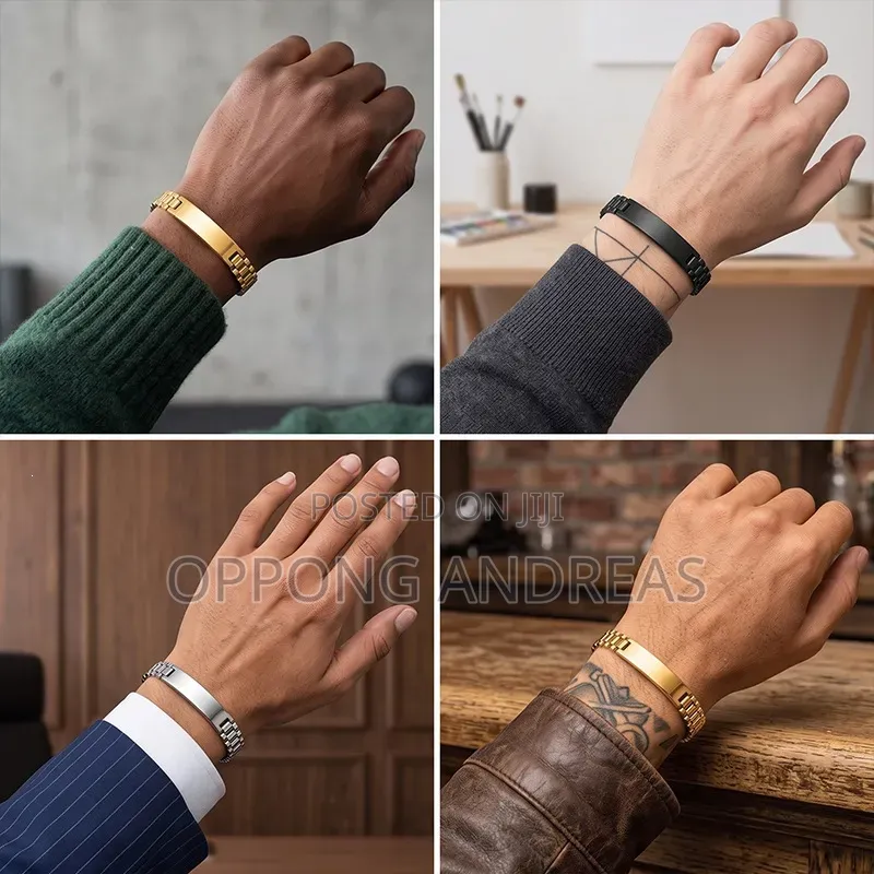 Non-Fading, Long-Lasting Stainless Steel Link Bracelets