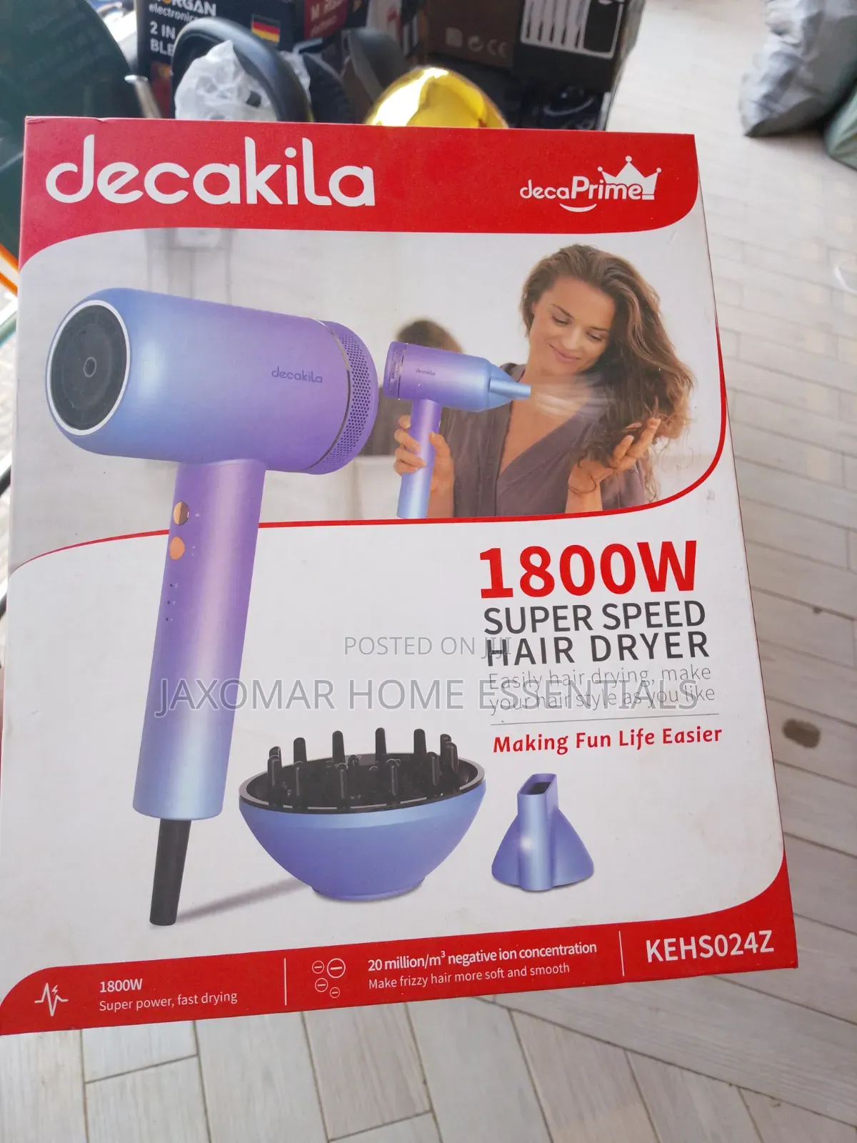 Decakila 1800w Super Speed Hair Dryer