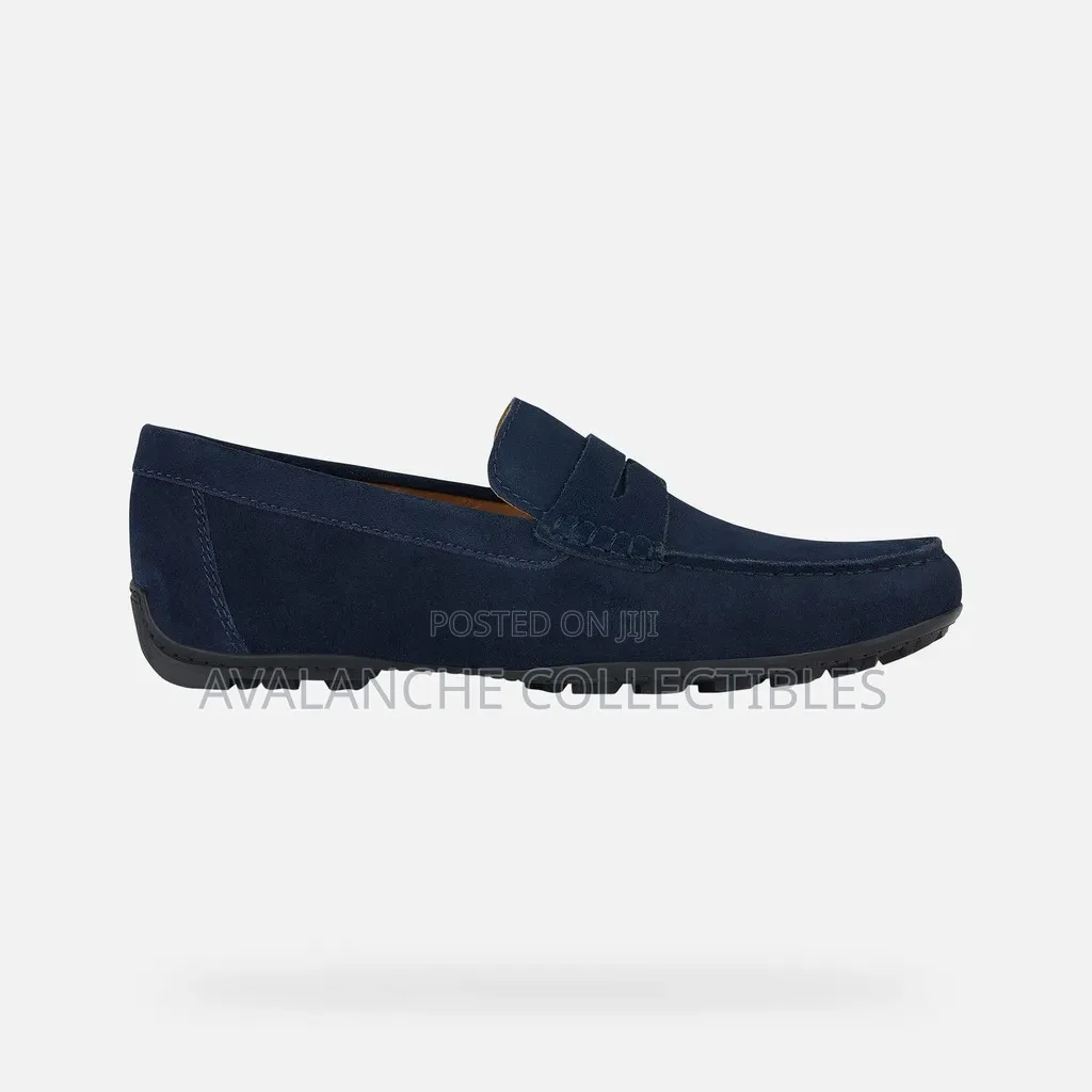 Geox Navy Blue Slip Free Loafers Size 44