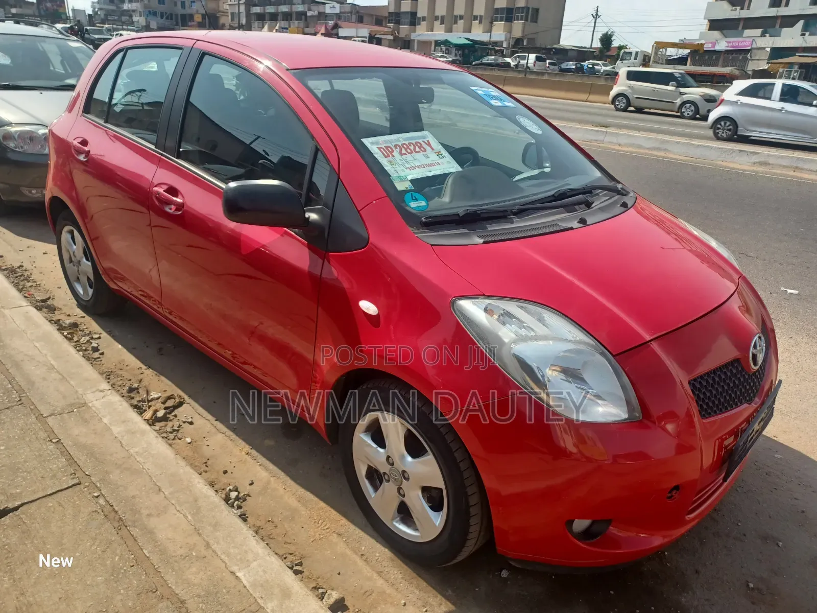 Toyota Yaris 2008 Red