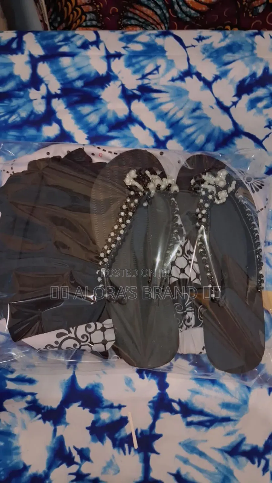 Bubble Skirt + Crop Top + Beaded Slippers