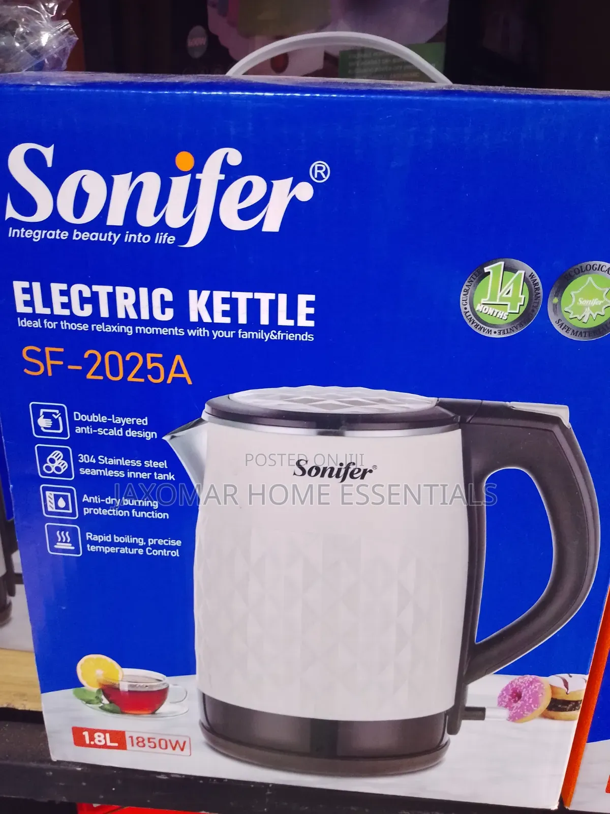 1.8L Sonifer Kettle