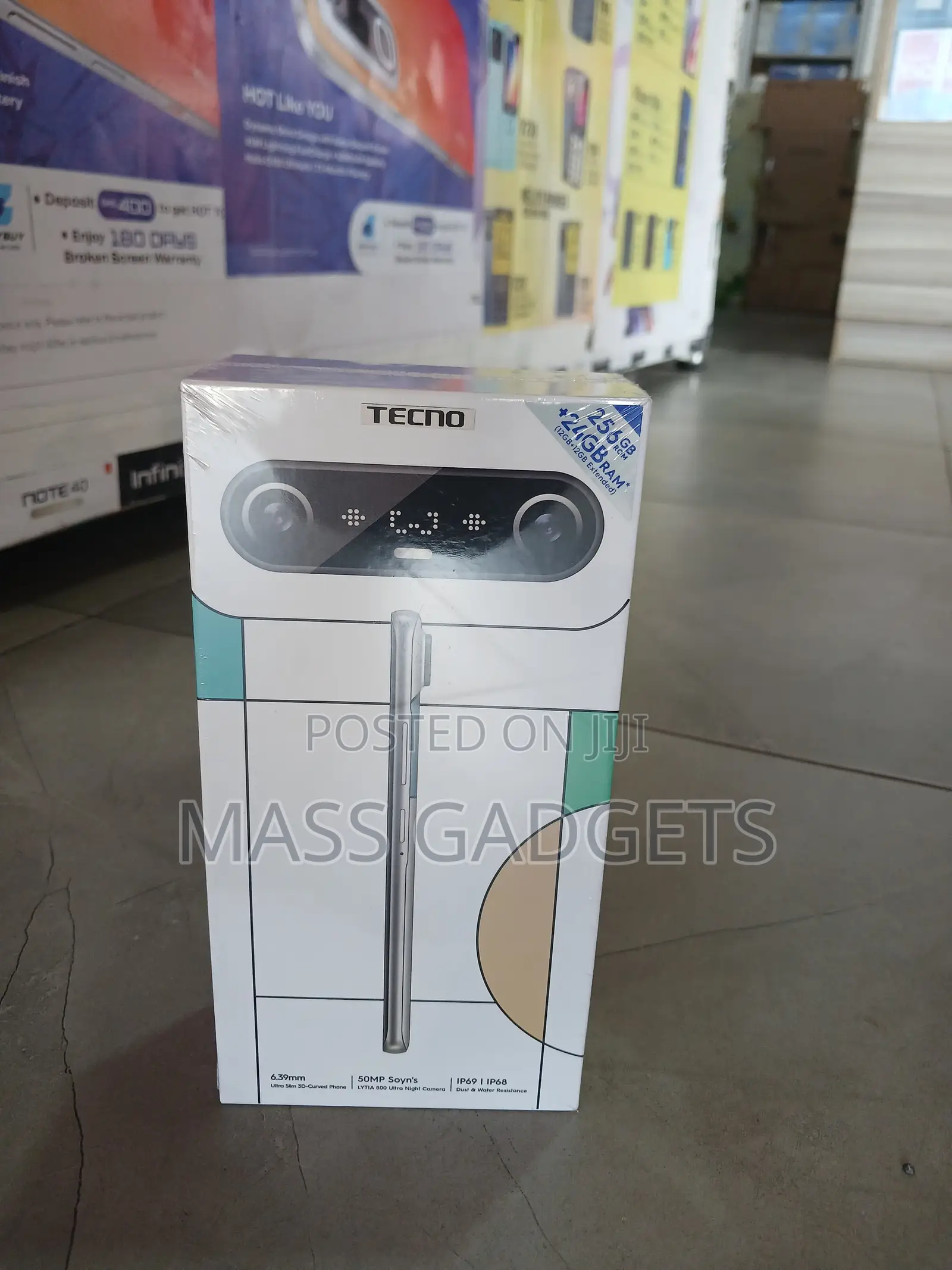New Tecno Camon Slim 256 GB Gray