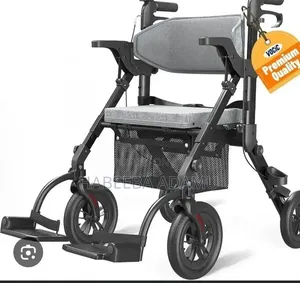 Rollator and Transport Chair 2 in 1