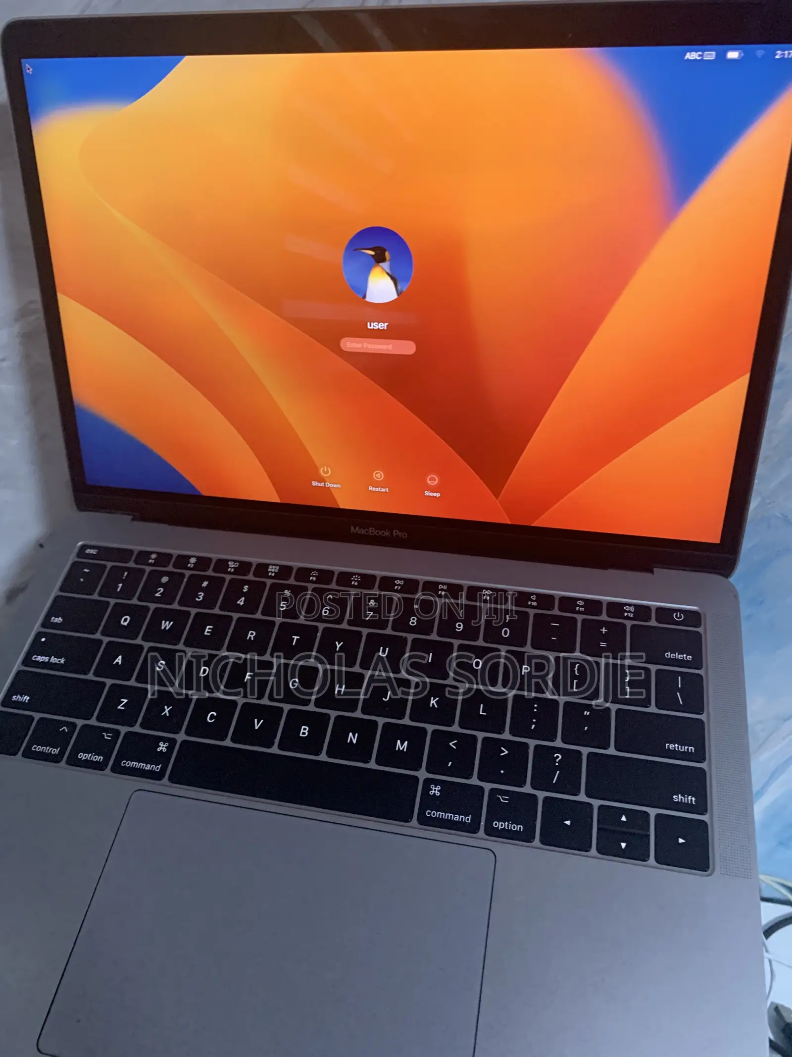 Laptop Apple MacBook Pro 2017 8GB Intel Core i5 SSD 256GB