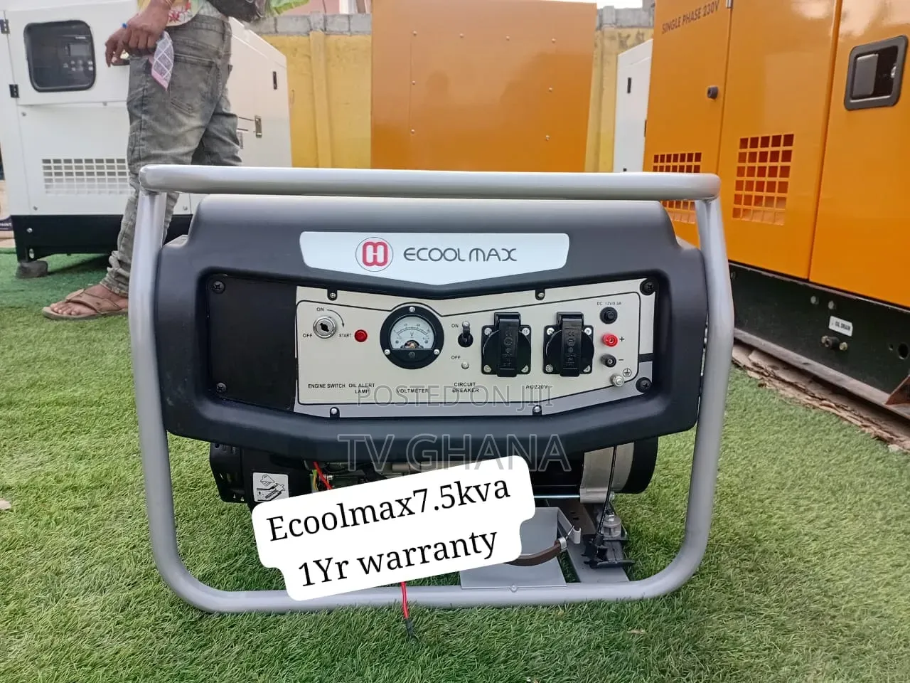 Ecoolmax 7.5KVA Generator – Your Perfect Backup Electricity Solution